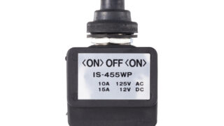 防水トグルスイッチIS-455WP | 伊原電子工業株式会社